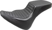 MUSTANG Squareback Seat - Black - Tuck-n-Roll - Harley-Davidson Breakout '18-'21 - 76006 - PartsOutlet.com.au