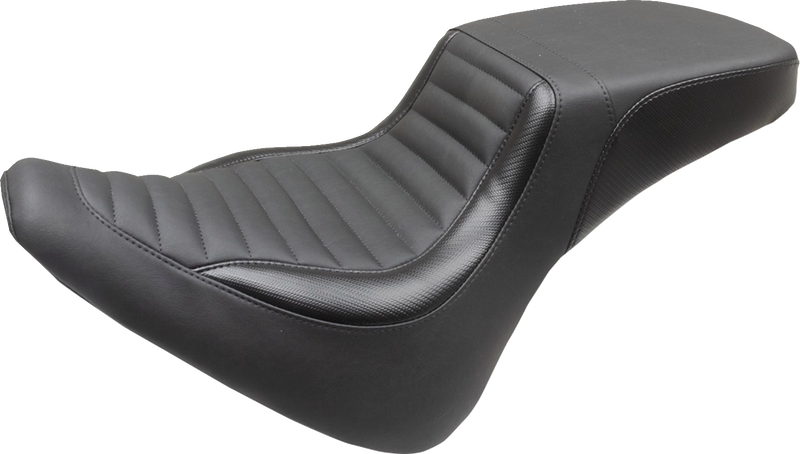MUSTANG Squareback Seat - Black - Tuck-n-Roll - Harley-Davidson Breakout '18-'21 - 76006 - PartsOutlet.com.au