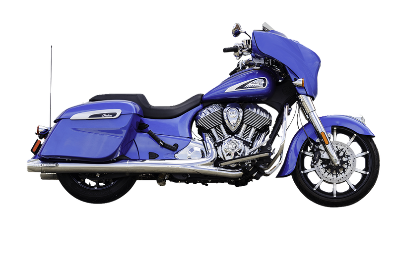 S&S CYCLE Fishtail Slip-Ons for Indian Challenger and Chieftain - Chrome 550-1077 - PartsOutlet.com.au