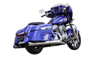 S&S CYCLE Fishtail Slip-Ons for Indian Challenger and Chieftain - Chrome 550-1077 - PartsOutlet.com.au