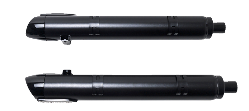 S&S CYCLE Broadhead Slip-Ons with Slashcut End Caps for Challenger and Chieftain - Black 550-1075 - PartsOutlet.com.au