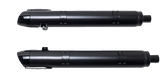 S&S CYCLE Broadhead Slip-Ons with Slashcut End Caps for Challenger and Chieftain - Black 550-1075 - PartsOutlet.com.au