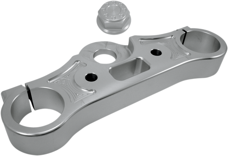 JOKER MACHINE Upper Triple Tree - Clear Anodized - '08-'12 FXD 10-330S - PartsOutlet.com.au