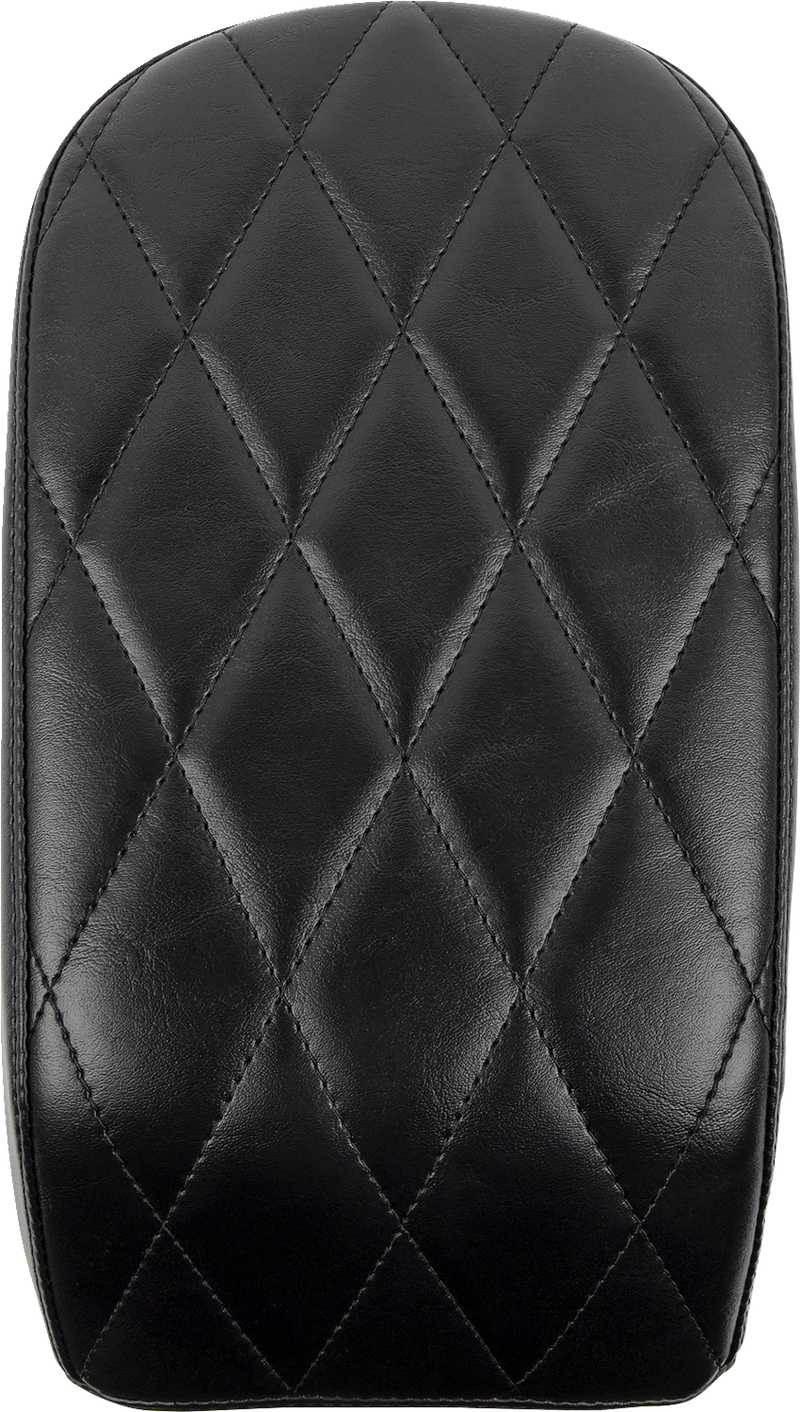LE PERA Bare Bones Pillion Pad - Diamond - Black - FLDE/FLHC '18-'23 LYX-007PDM - PartsOutlet.com.au