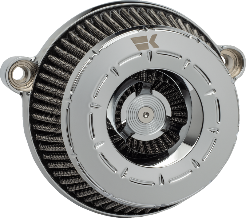 KHROME WERKS Instigator Air Cleaner - Tracer - Chrome - M8 '17-'24 - 250115 - PartsOutlet.com.au