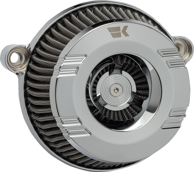 KHROME WERKS Instigator Air Cleaner - Klassic - Chrome - M8 '17-'24 - 250105 - PartsOutlet.com.au