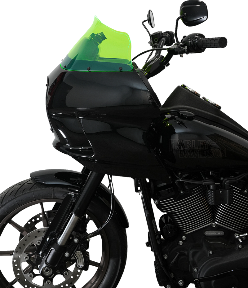 KLOCK WERKS Kolor Flare Windshield - 9" - Green Ice - FXRP - KWW-02-0610