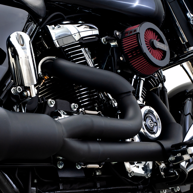 VANCE & HINES Hi-Output RR Heat Shield Kit - Black - Stainless Steel - '17-'23 FL - 60025 - PartsOutlet.com.au