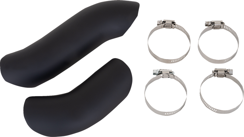 VANCE & HINES Hi-Output RR Heat Shield Kit - Black - Stainless Steel - '17-'23 FL - 60025 - PartsOutlet.com.au