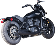 S&S CYCLE 2:1 Black Grand National Exhaust system for Indian Scout 4111-266 - PartsOutlet.com.au