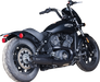 S&S CYCLE 2:1 Black Grand National Exhaust system for Indian Scout 4111-266 - PartsOutlet.com.au