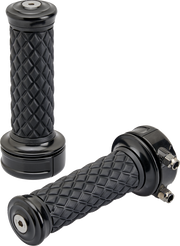 BILTWELL Grips - Alumicore - Custom Applications - Black 6606-201-01 - PartsOutlet.com.au