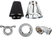 ARLEN NESS CROSSFIRE MONSTER SUCKER® AIR CLEANER, CHROME - 08-16 FLT / 16-17 FLST & FXDLS (FBW) - 600-089 - PartsOutlet.com.au