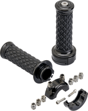 BILTWELL Grips - Alumicore - Custom Applications - Black 6606-201-01 - PartsOutlet.com.au