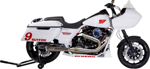 SLYFOX 2-into-1 Full Exhaust System - Stainless Steel - '17-'23 FL - SF1F3T - PartsOutlet.com.au