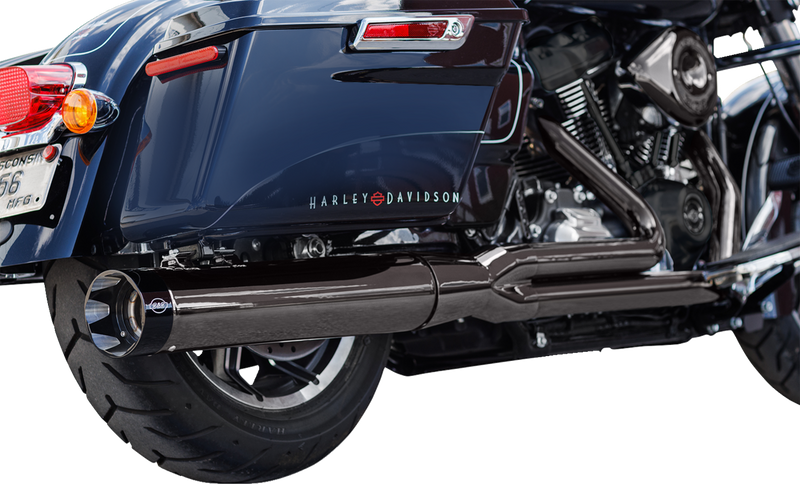 S&S CYCLE 2-into-1 Lava Chrome Sidewinder Exhaust System - Race Only 550-1087 - PartsOutlet.com.au