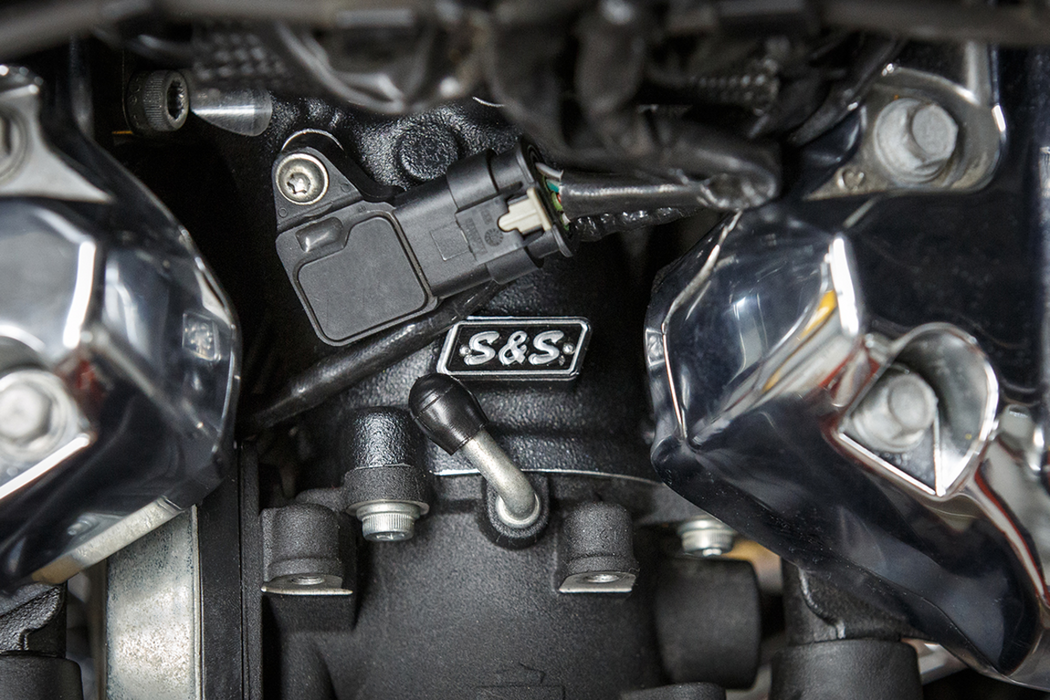 S&S CYCLE Performance Manifold - 2017+ M8 - 55 mm - Black 160-0276