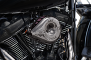 S&S CYCLE Stealth Mini Teardrop Air Cleaner - M8 - 2017 - 2023* - Lava Chrome 170-0782 - PartsOutlet.com.au