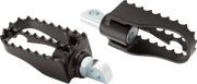 BURLY BRAND MX Mini Footpegs - Driver/Passenger - Black - Harley-Davidson 1997-2019 - B13-1010B - PartsOutlet.com.au