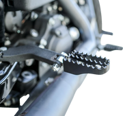 BURLY BRAND MX Mini Footpegs - Driver/Passenger - Black - Harley-Davidson 1997-2019 - B13-1010B - PartsOutlet.com.au