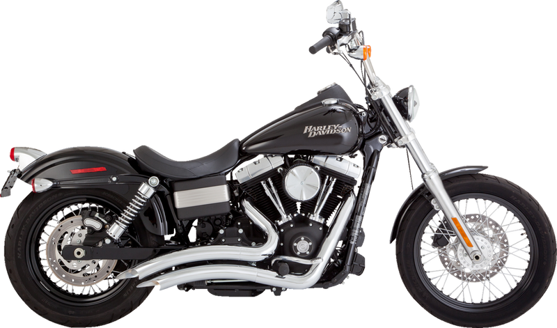 VANCE & HINES 2-into-2 Big Radius Exhaust System - Chrome - '06-'09 FXD - 26081 - PartsOutlet.com.au