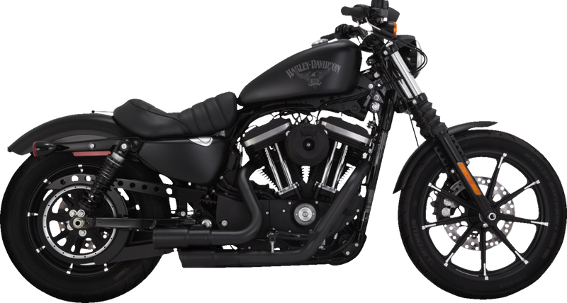 VANCE & HINES Mini Grenades Exhaust System - Matte Black - '04-'13 XL - 46884 - PartsOutlet.com.au