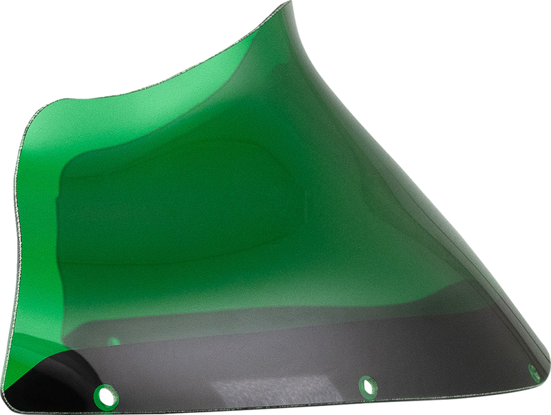 KLOCK WERKS Kolor Flare Windshield - 9" - Green - FXRP - KWW-02-0613