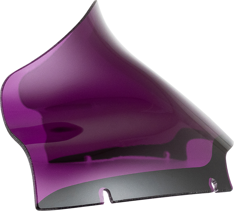 KLOCK WERKS Kolor Flare Sport Windshield - 9" - Purple - FLTR '15-'25 - KWW-01-0673