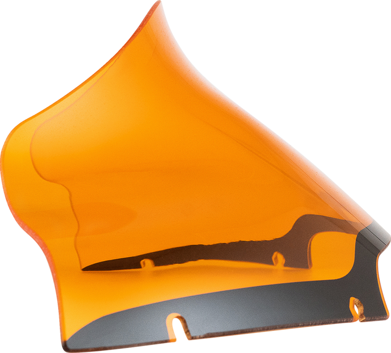 KLOCK WERKS Kolor Flare Sport Windshield - 9" - Orange - FLTR '15-'25 - KWW-01-0668