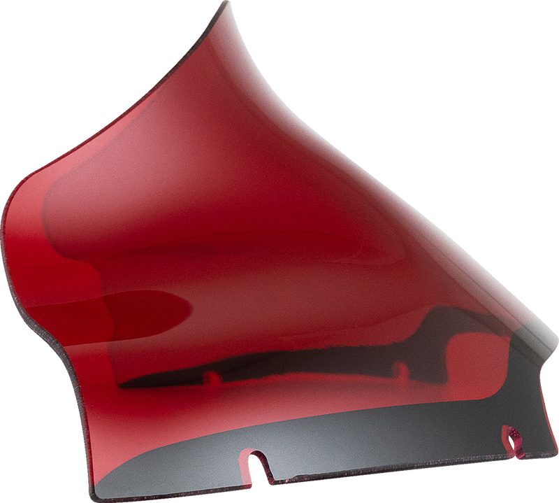 KLOCK WERKS Kolor Flare Sport Windshield - 9" - Red - FLTR '15-'25 - KWW-01-0670