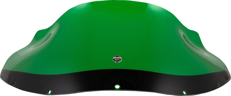 KLOCK WERKS Kolor Flare Windshield - 9" - Green - FXRP - KWW-02-0613