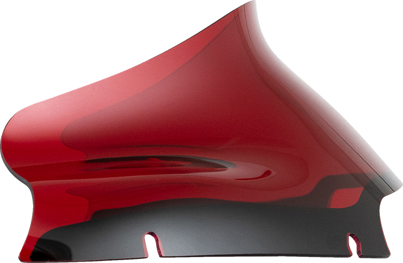 KLOCK WERKS Kolor Flare Sport Windshield - 6" - Red - FLTR '15-'25 - KWW-01-0663