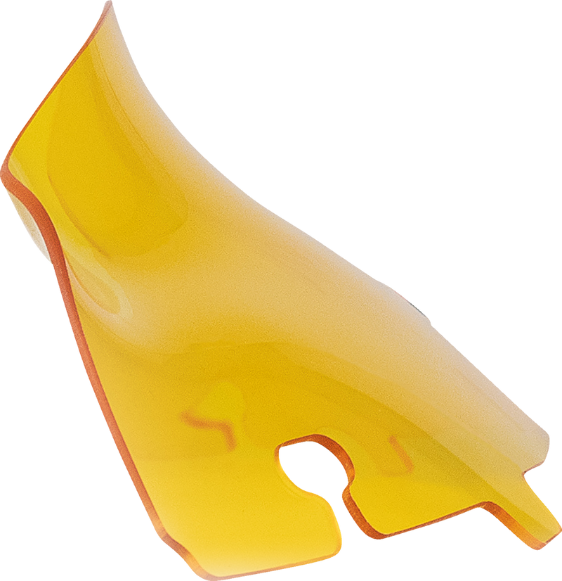 KLOCK WERKS Kolor Flare Sport Windshield - 4" - Yellow - FLH '14-'25 - KWW-01-0676