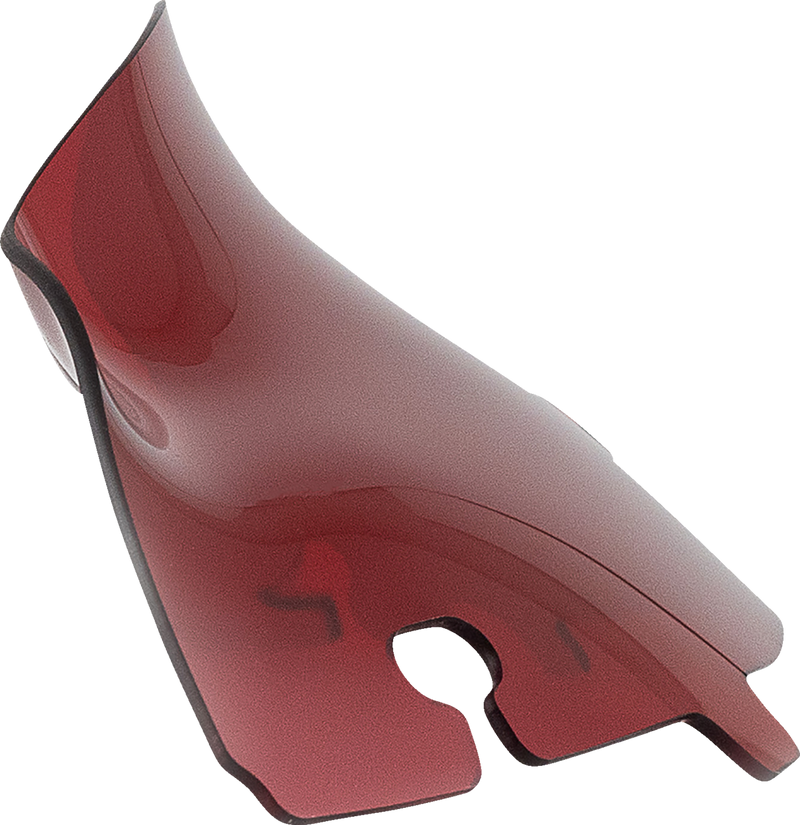 KLOCK WERKS Kolor Flare Sport Windshield - 4" - Red - FLH '14-'25 -KWW-01-0677
