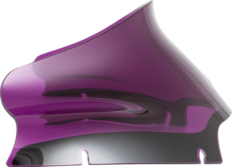 KLOCK WERKS Kolor Flare Sport Windshield - 6" - Purple - FLTR '15'-'25 - KWW-01-0666