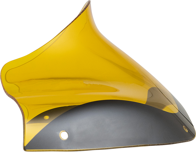KLOCK WERKS Kolor Flare Windshield - 8" - Yellow - FLTR '98-'13 - KWW-01-0690
