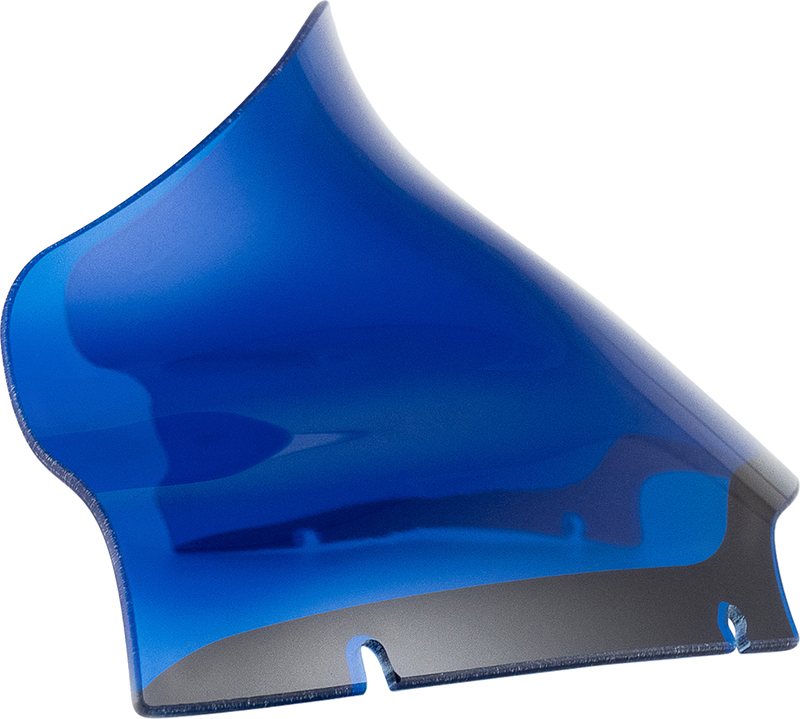 KLOCK WERKS Kolor Flare Sport Windshield - 9" - Blue - FLTR '15-'25 - KWW-01-0672
