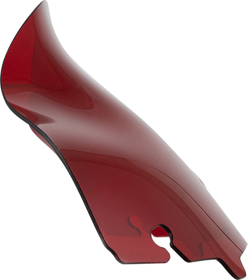 KLOCK WERKS Kolor Flare Sport Windshield - 6-1/2" - Red - FLH '14-'25 - KWW-01-0684