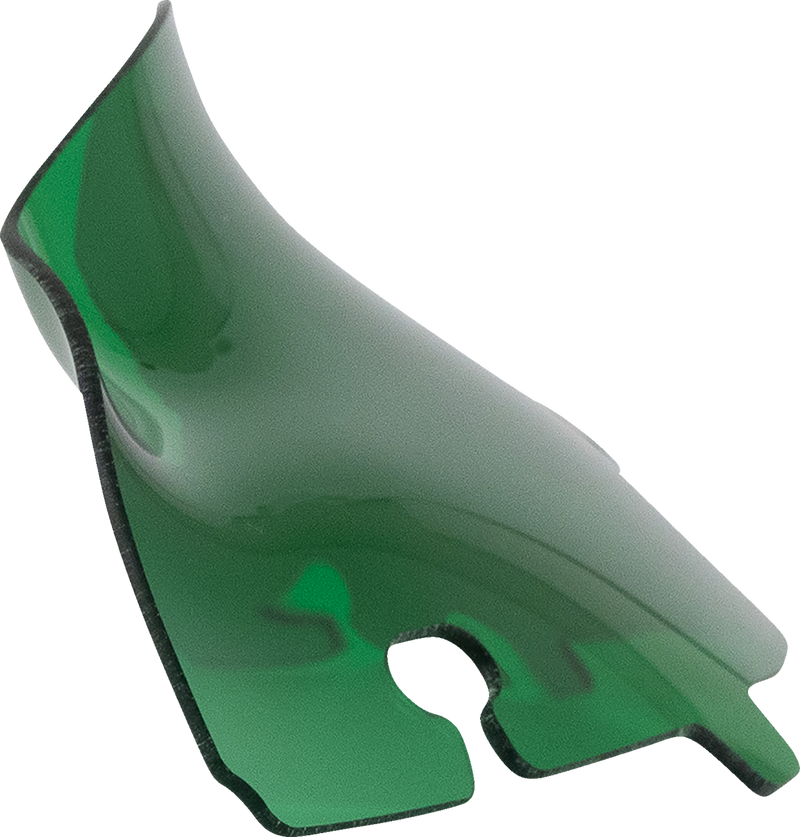 KLOCK WERKS Kolor Flare Sport Windshield - 4" - Green - FLH '14-'25 - KWW-01-0678
