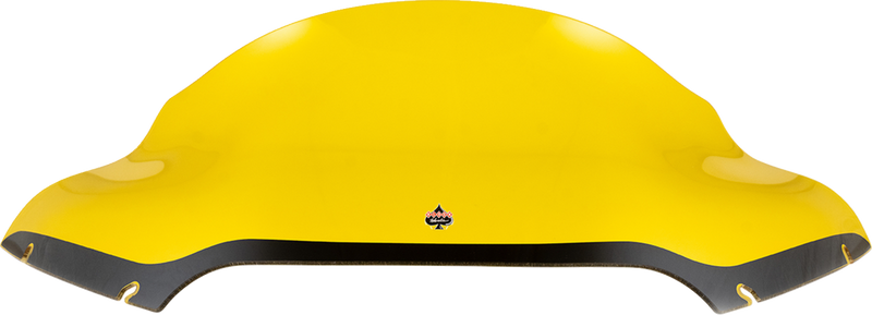 KLOCK WERKS Kolor Flare Sport Windshield - 9" - Yellow - FLTR '15-'23 - KWW-01-0669
