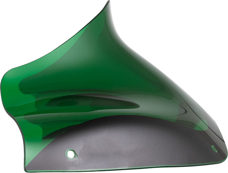 KLOCK WERKS Kolor Flare Windshield - 8" - Green - FLTR '98-'13 - KWW-01-0692