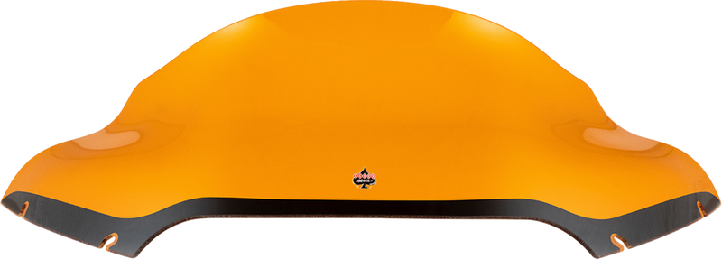 KLOCK WERKS Kolor Flare Sport Windshield - 9" - Orange - FLTR '15-'25 - KWW-01-0668