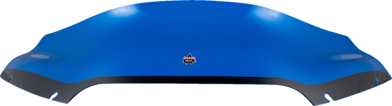 KLOCK WERKS Kolor Flare Sport Windshield - 6" - Blue - FLTR '15-'25 - KWW-01-0665