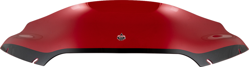 KLOCK WERKS Kolor Flare Sport Windshield - 6" - Red - FLTR '15-'25 - KWW-01-0663
