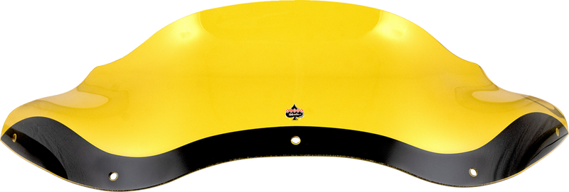 KLOCK WERKS Kolor Flare Windshield - 8" - Yellow - FLTR '98-'13 - KWW-01-0690