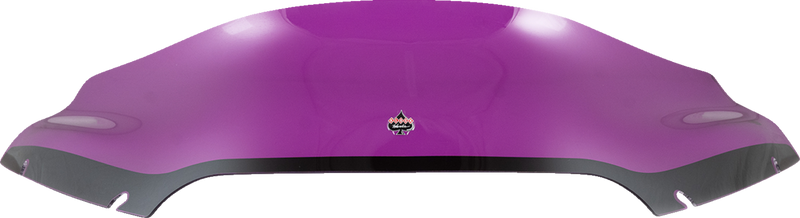 KLOCK WERKS Kolor Flare Sport Windshield - 6" - Purple - FLTR '15'-'25 - KWW-01-0666