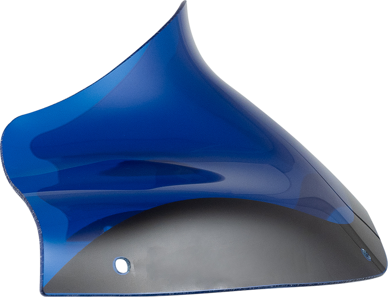KLOCK WERKS Kolor Flare Windshield - 8" - Blue - FLTR '98-'13 - KWW-01-0693