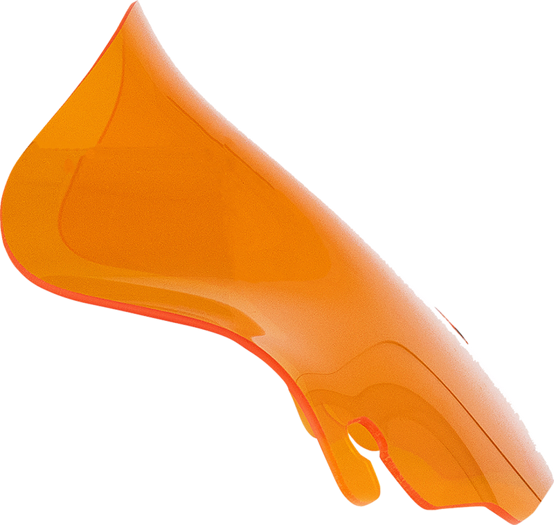 KLOCK WERKS Kolor Flare Windshield - 6-1/2" - Orange - FLH '96-'13 - KWW-01-0695