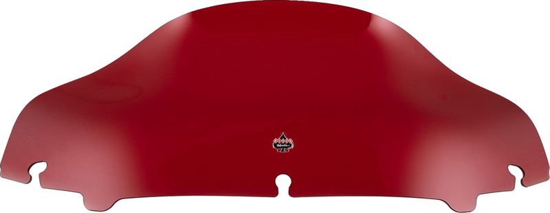KLOCK WERKS Kolor Flare Sport Windshield - 6-1/2" - Red - FLH '14-'25 - KWW-01-0684