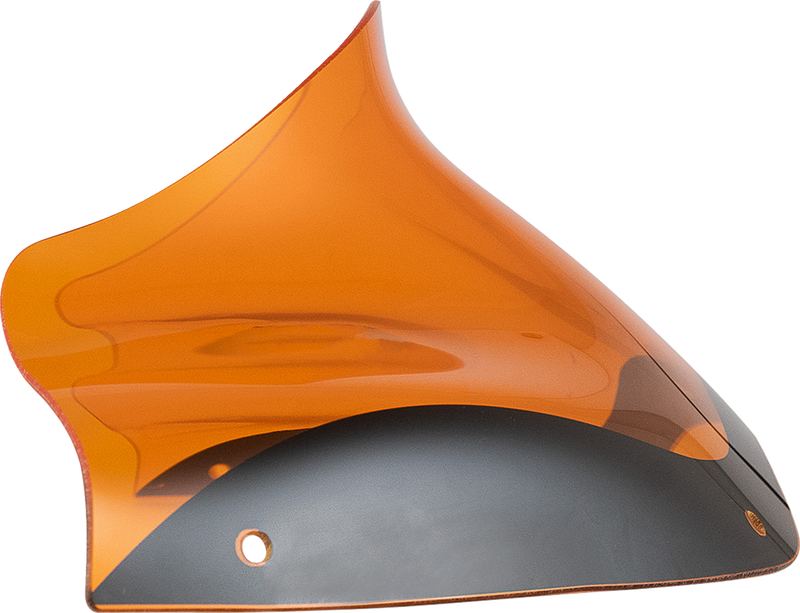 KLOCK WERKS Kolor Flare Windshield - 8" - Orange - FLTR '98-'13 - KWW-01-0689